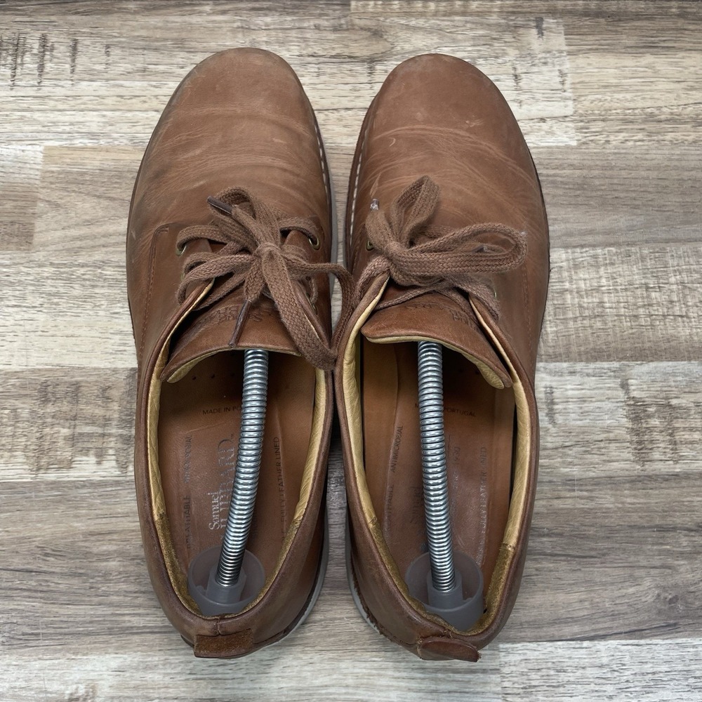Samuel Hubbard Hubbard Free Tan Leather Oxford Sneakers Mens 11.5 M Vibram - Picture 5 of 8